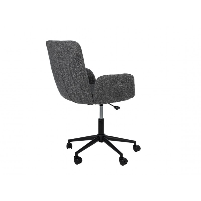 Крісло офісне O-15 сірий маренго + чорний 
Vetro