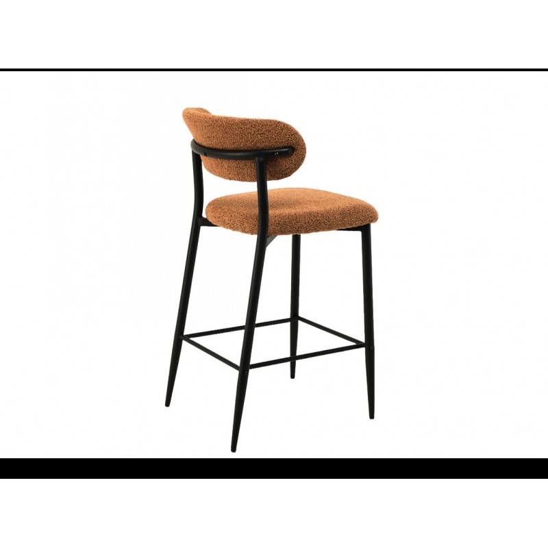 Напівбарний стілець B-160 гірчичний + чорний Vetro Mebel