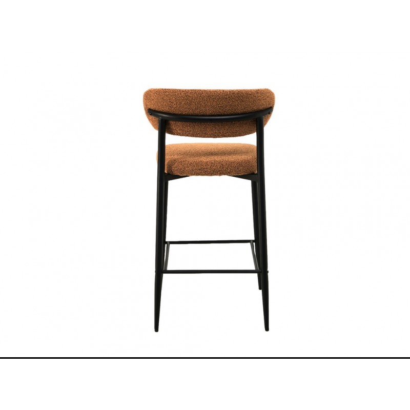 Напівбарний стілець B-160 гірчичний + чорний Vetro Mebel