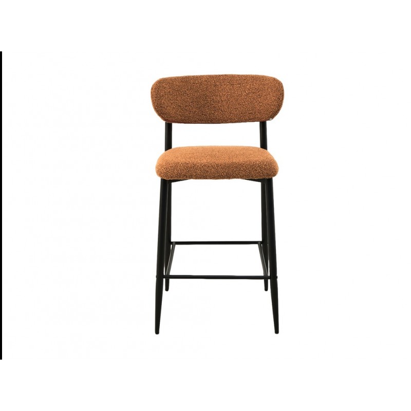 Напівбарний стілець B-160 гірчичний + чорний Vetro Mebel