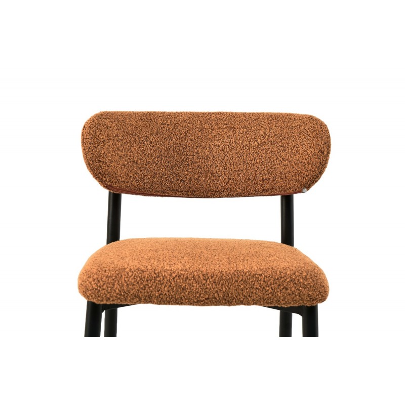 Напівбарний стілець B-160 гірчичний + чорний Vetro Mebel