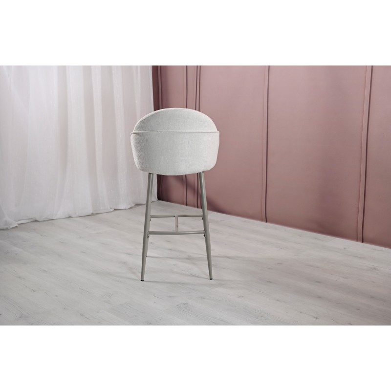 Напівбарний стілець B-236 маршмеллоу + капучино 
Vetro Mebel