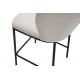 Напівбарний стілець B-300 айворі + чорний 
Vetro Mebel