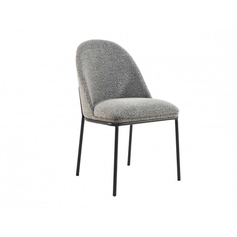 Cтілець M-110 сірий + чорний Vetro Mebel