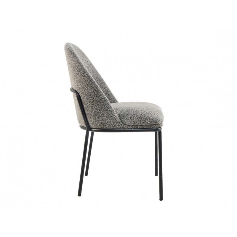 Cтілець M-110 сірий + чорний Vetro Mebel