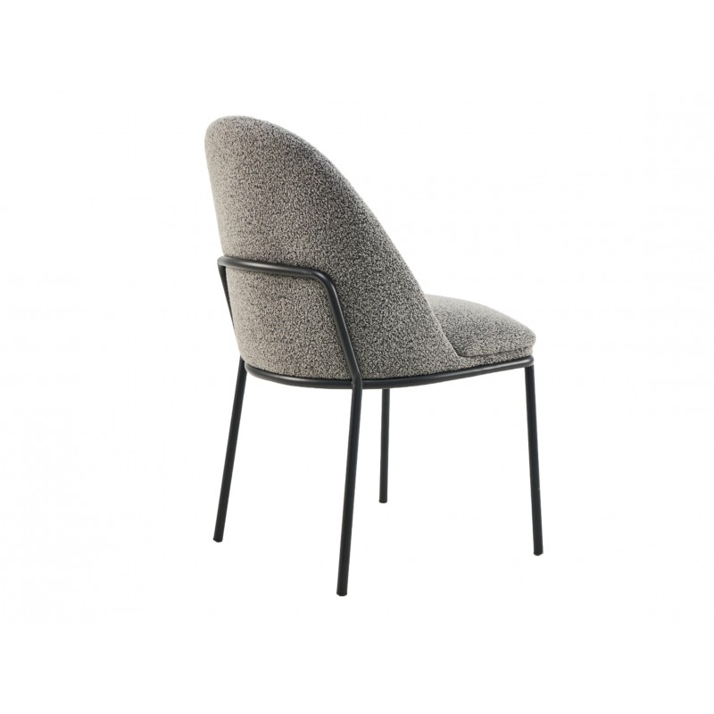Cтілець M-110 сірий + чорний Vetro Mebel