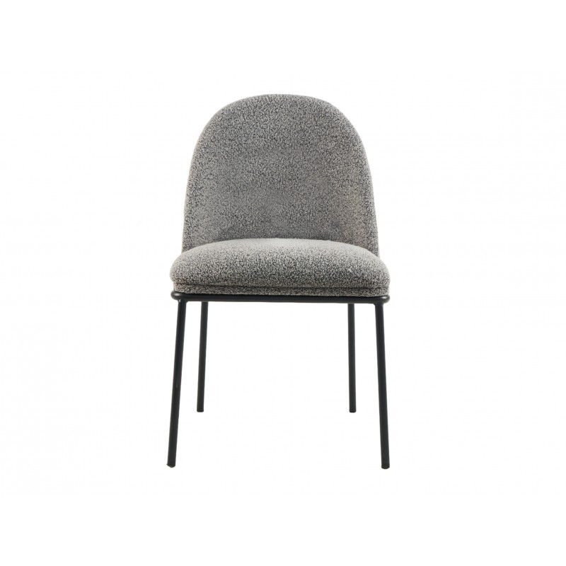 Cтілець M-110 сірий + чорний Vetro Mebel