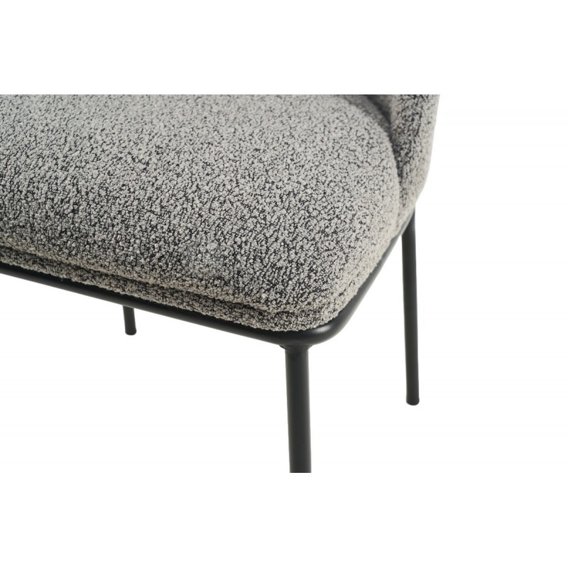 Cтілець M-110 сірий + чорний Vetro Mebel