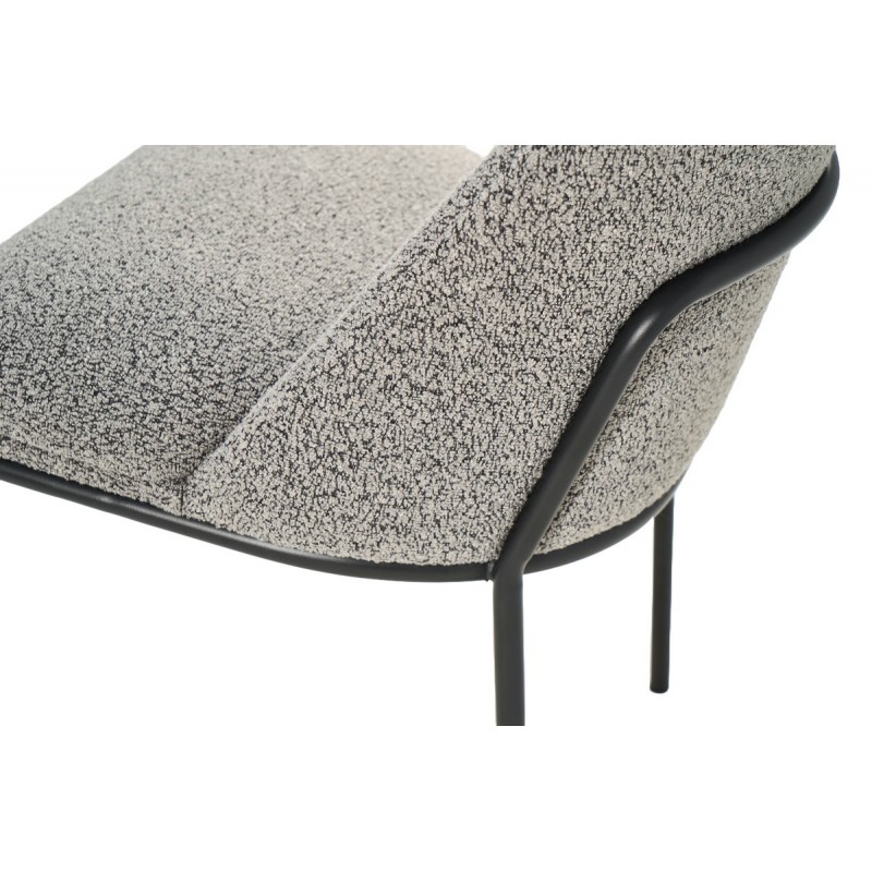 Cтілець M-110 сірий + чорний Vetro Mebel