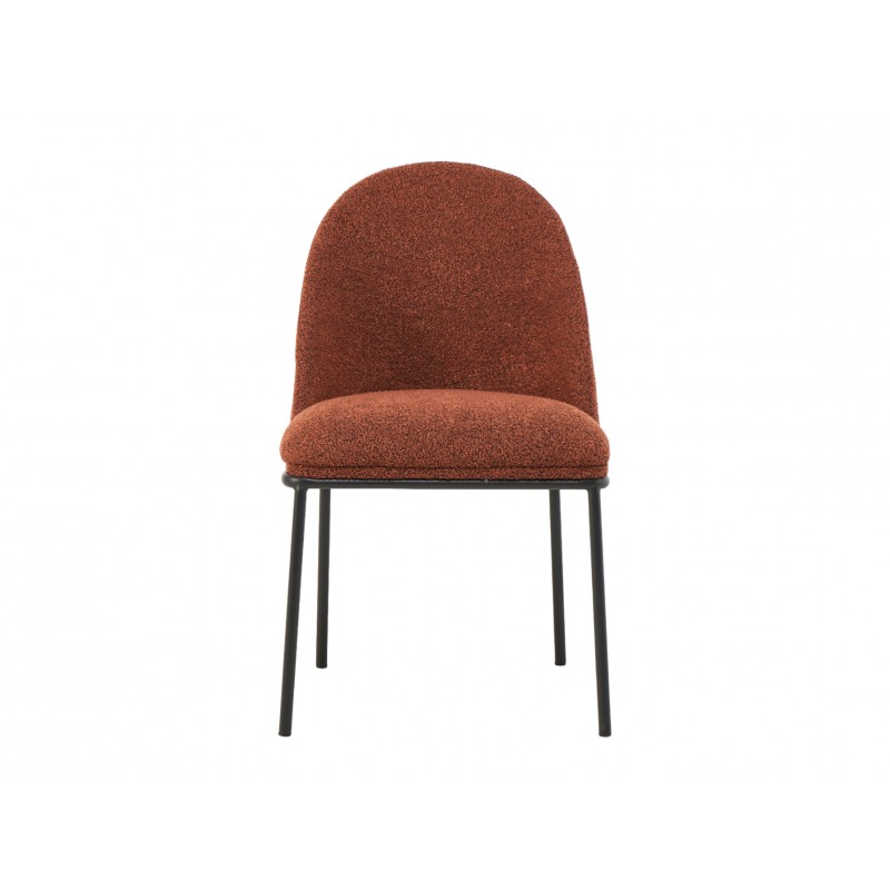 Cтілець M-110 теракотовий + чорний Vetro Mebel