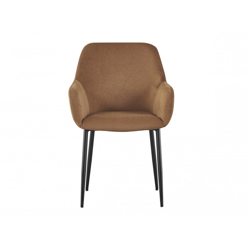 Стілець M-220 карамель + чорний 
Vetro Mebel