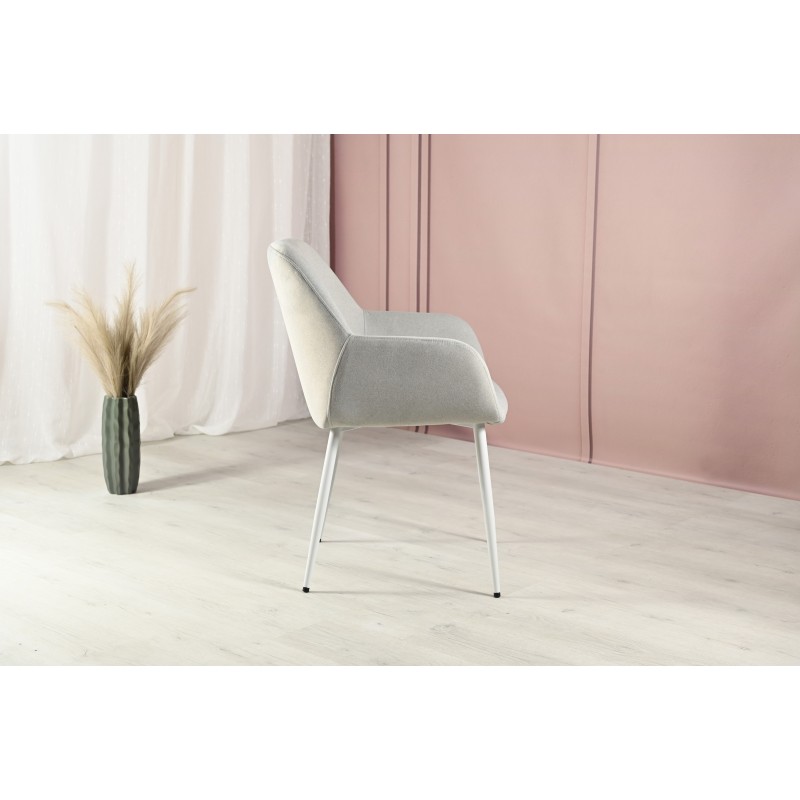 Стілець M-220 устричний + білий Vetro Mebel