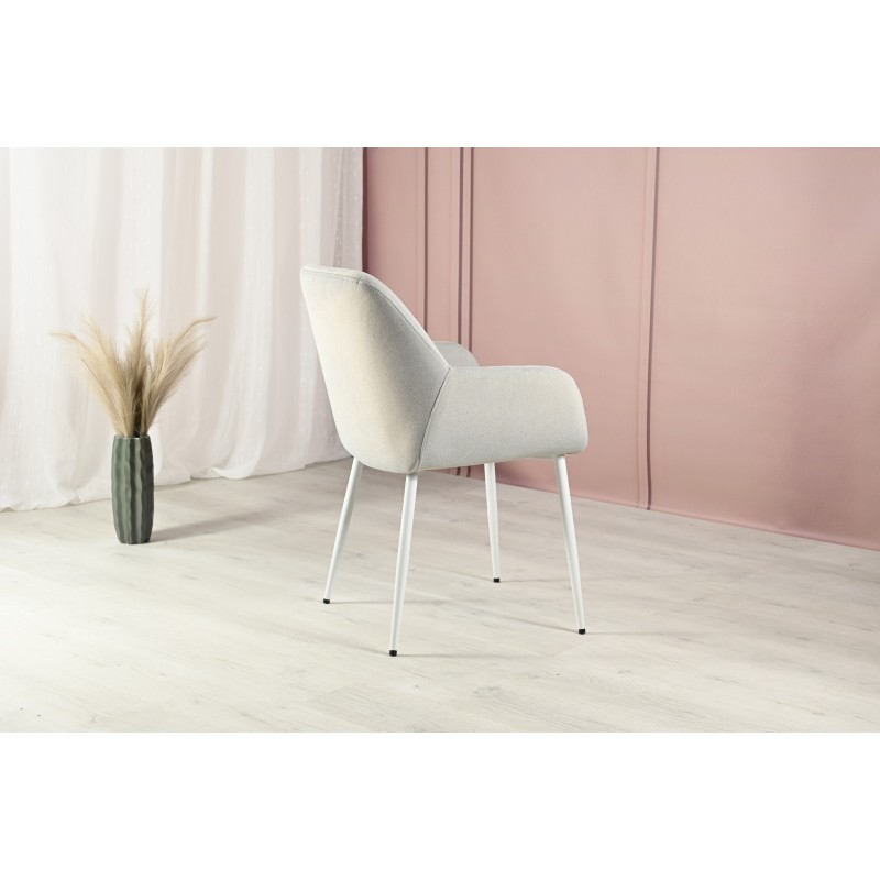 Стілець M-220 устричний + білий Vetro Mebel