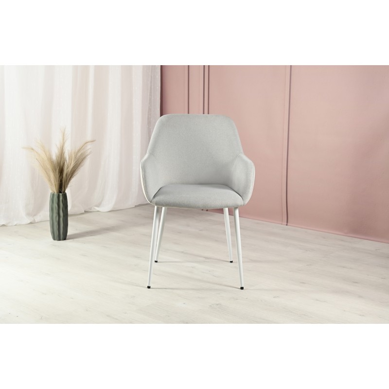 Стілець M-220 устричний + білий Vetro Mebel