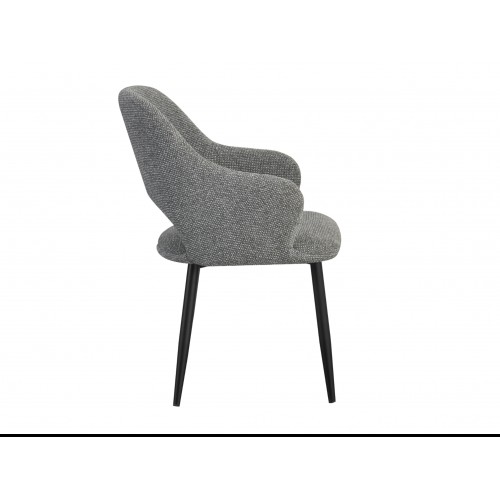 Стілець M-234 холодний сірий + чорний Vetro Mebel