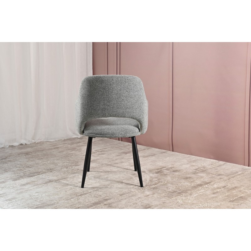 Стілець M-234 холодний сірий + чорний Vetro Mebel