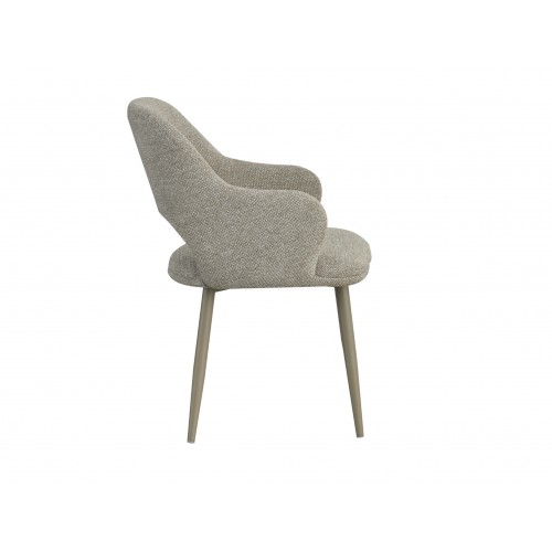 Стілець M-234 натуральний льон + капучино Vetro Mebel