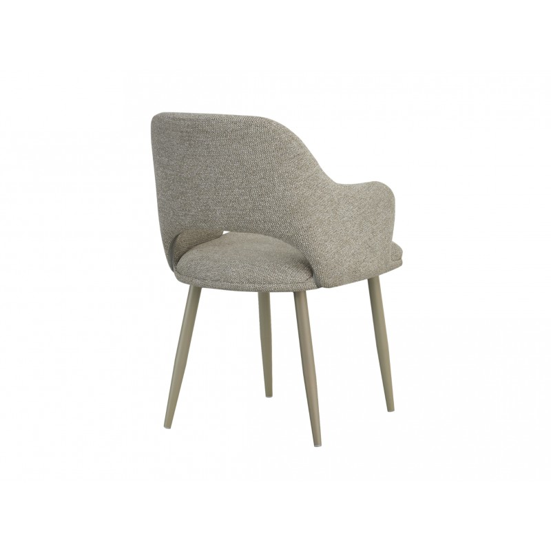 Стілець M-234 натуральний льон + капучино Vetro Mebel