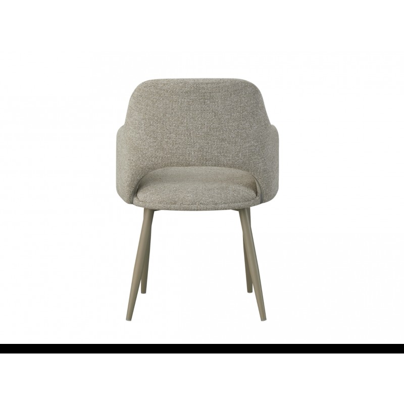 Стілець M-234 натуральний льон + капучино Vetro Mebel