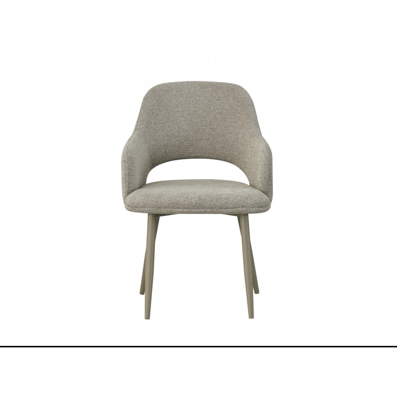 Стілець M-234 натуральний льон + капучино Vetro Mebel