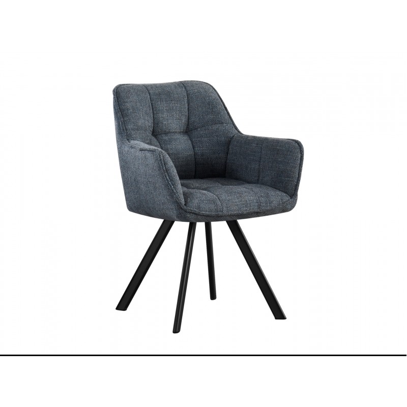 Стілець M-235 графіт + чорний 
Vetro Mebel