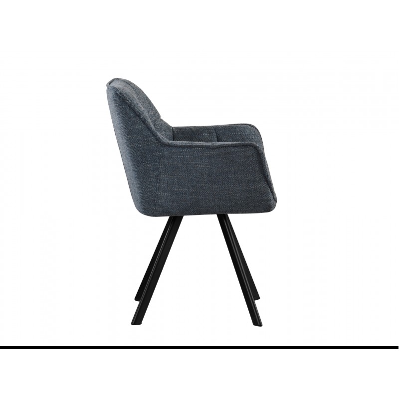 Стілець M-235 графіт + чорний 
Vetro Mebel