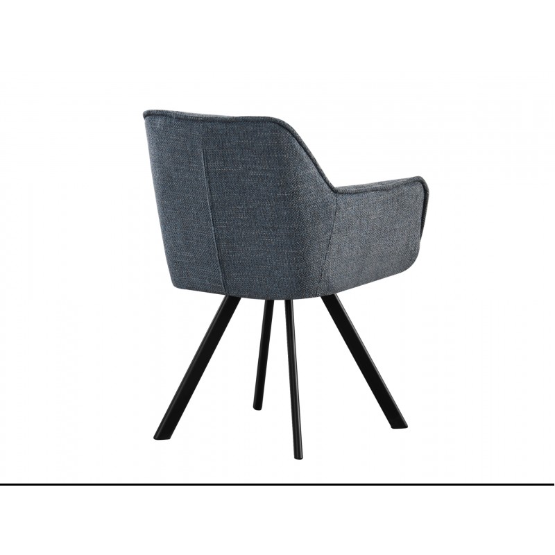 Стілець M-235 графіт + чорний 
Vetro Mebel