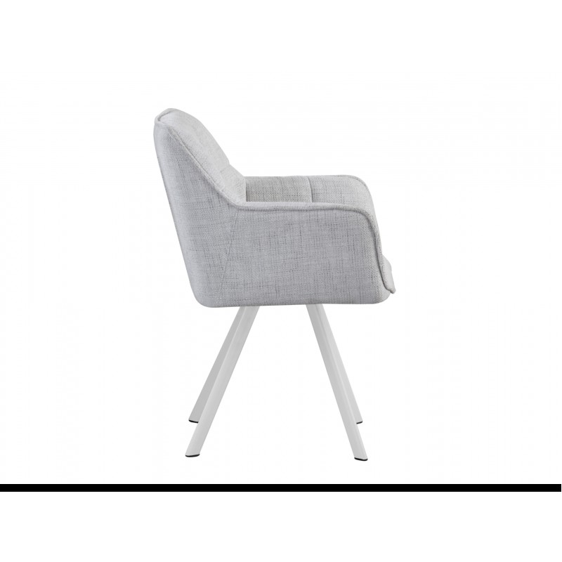 Стілець M-235 сніжно-білий + білий 
Vetro Mebel