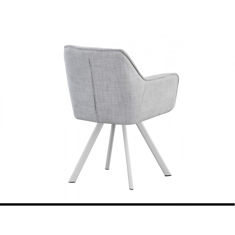 Стілець M-235 сніжно-білий + білий 
Vetro Mebel