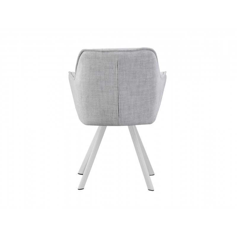 Стілець M-235 сніжно-білий + білий 
Vetro Mebel