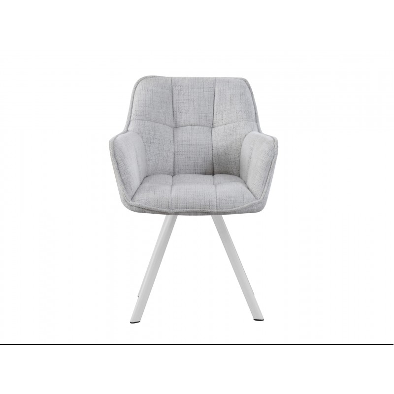 Стілець M-235 сніжно-білий + білий 
Vetro Mebel