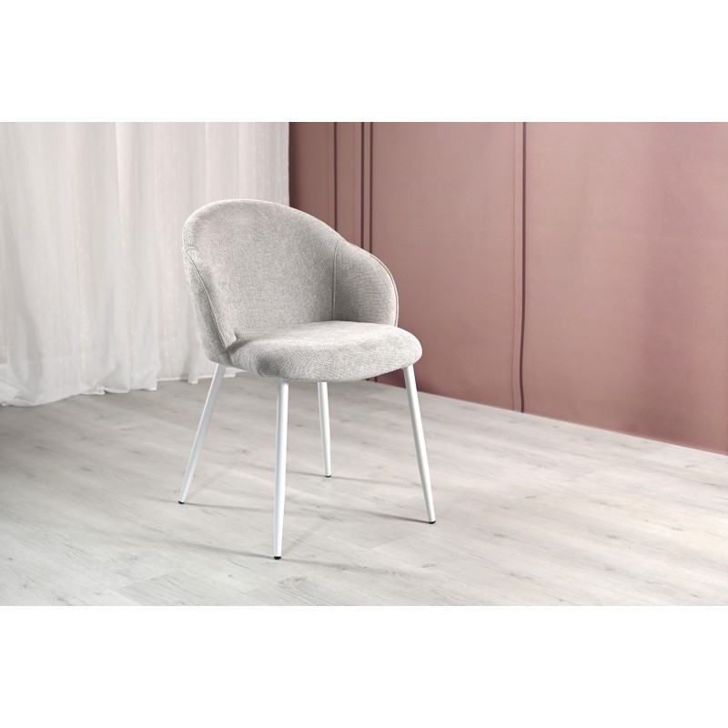 Стілець M-236 оксфорд + білий 
Vetro Mebel