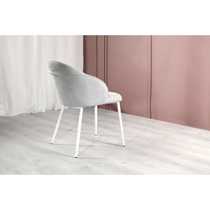 Стілець M-236 оксфорд + білий 
Vetro Mebel