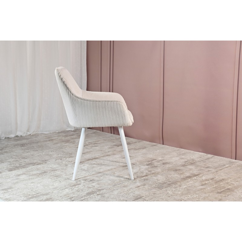 Стілець M-240 білий антік + білий 
Vetro Mebel