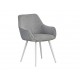 Стілець M-240 сивий + білий 
Vetro Mebel