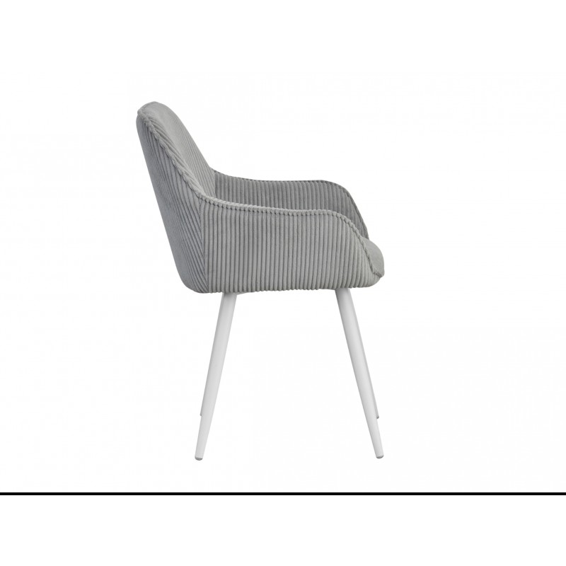 Стілець M-240 сивий + білий 
Vetro Mebel