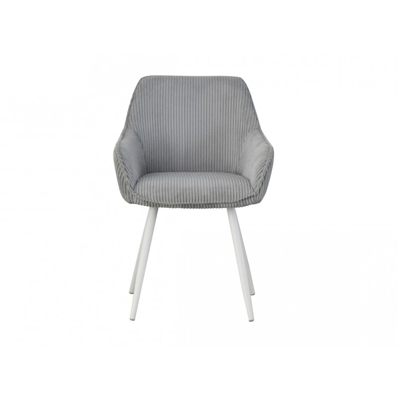 Стілець M-240 сивий + білий 
Vetro Mebel