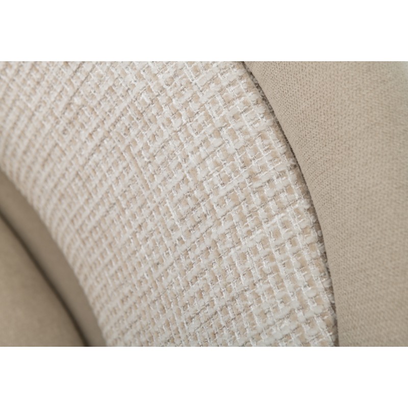 Стілець M-242 кокосове молоко + чорний 
Vetro