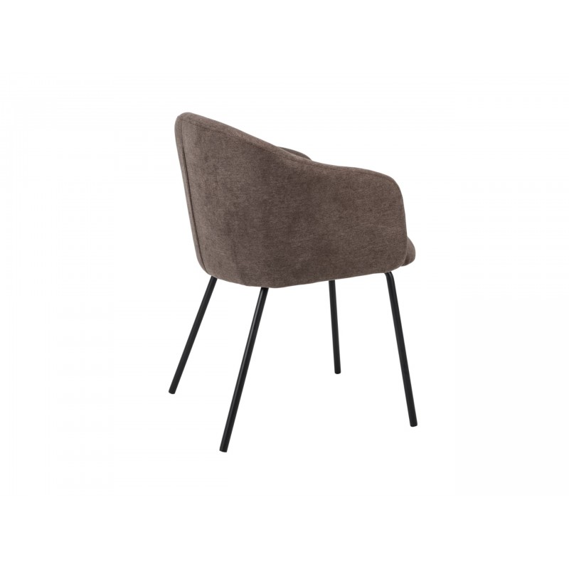 Стілець M-242 шоколадний + чорний 
Vetro