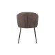 Стілець M-242 шоколадний + чорний 
Vetro