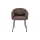 Стілець M-242 шоколадний + чорний 
Vetro
