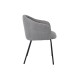 Стілець M-242 туманний сірий + чорний 
Vetro