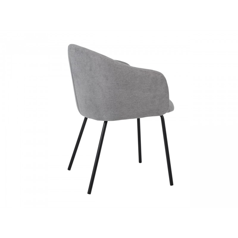 Стілець M-242 туманний сірий + чорний 
Vetro