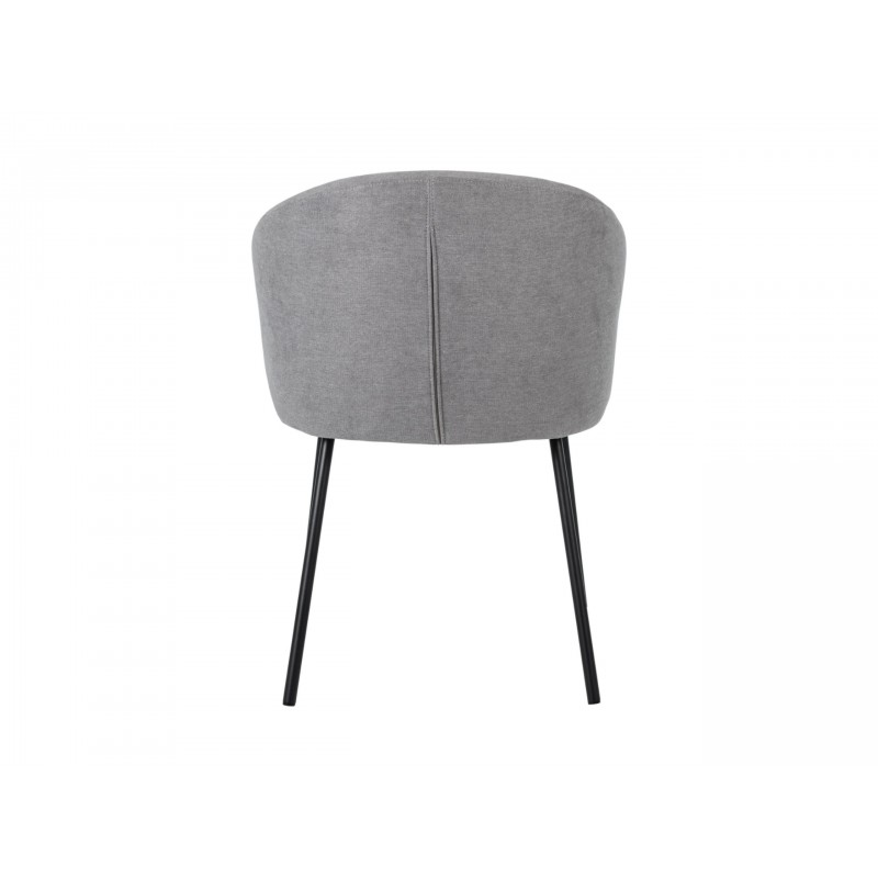 Стілець M-242 туманний сірий + чорний 
Vetro