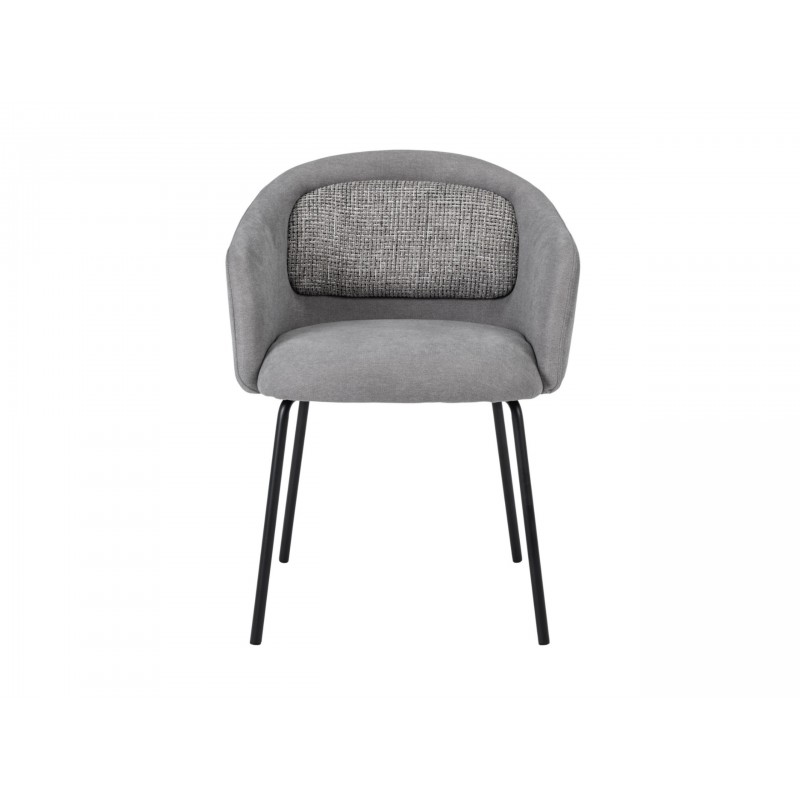 Стілець M-242 туманний сірий + чорний 
Vetro