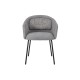 Стілець M-242 туманний сірий + чорний 
Vetro