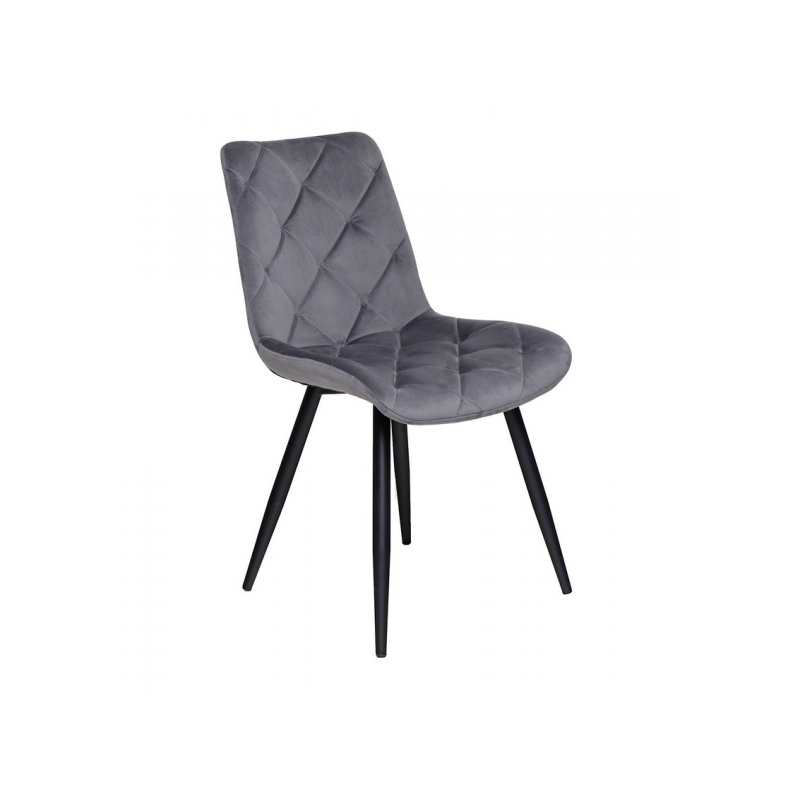 Стілець M-45 сірий + чорний Vetro Mebel