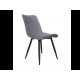 Стілець M-45 сірий + чорний Vetro Mebel