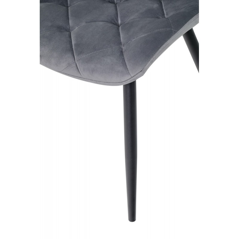 Стілець M-45 сірий + чорний Vetro Mebel