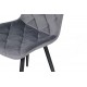 Стілець M-45 сірий + чорний Vetro Mebel